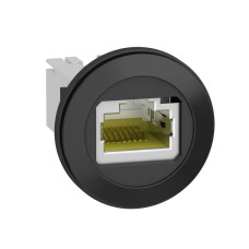 Порт интерфейса Ethernet для монтажа на панели 22мм RJ45 [XB5PRJ45] Harmony XB5 Schneider Electric