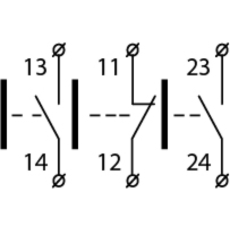 Пост тримісний "Вгору-Стоп-Вниз" 2.5А(220V) 2NO+1NC IP54 [A0140020048] XAL-B324 АСКО