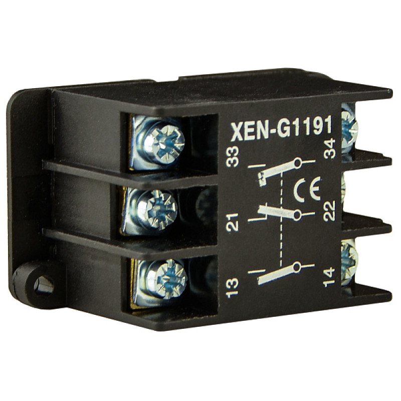 Контактный блок 1NO+1NC+1NO 2,5A 250V AC/DC 2 скорости для тельферных постов XAL-B3 [A0140050030] XEN-G1191 АСКО