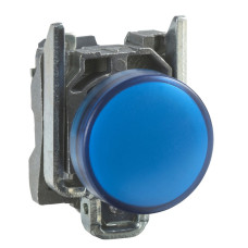 Лампа сигнальная 22мм синий LED 24V АС/DC [XB4BVB6] Harmony XB4 Schneider Electric