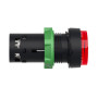 Кнопка керування 1NC 22мм з підсвічуванням LED червона 24V [XB7NW34B2] Harmony XB7 Schneider Electric