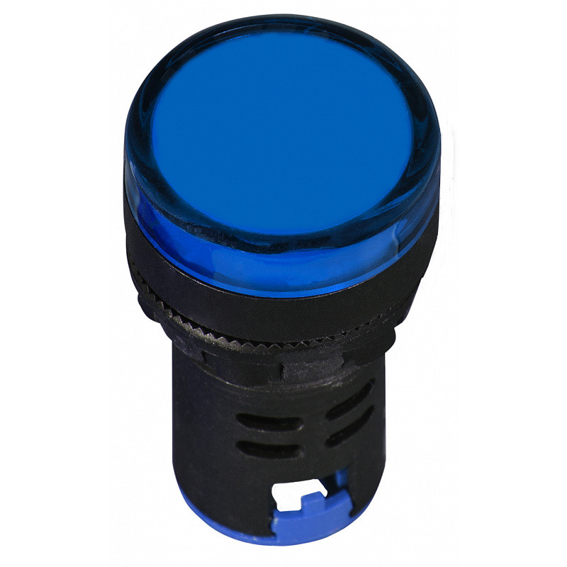 Лампа сигнальная 22мм синий LED 12V АC/DC [A0140030164] AD22-22DS АСКО
