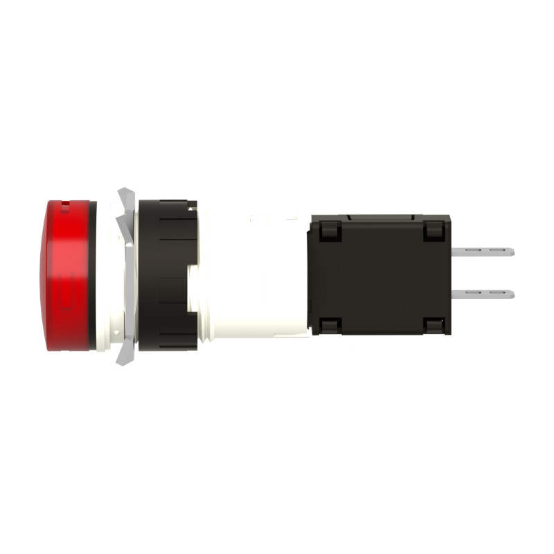 Лампа сигнальна 16мм 12-24V AC/DC LED червоний [XB6AV4BB] Harmony XB6 Schneider Electric