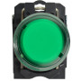 Кнопка управления 1NO+1NC 22мм с подсветкой зеленый LED 220V [A0140010173] TB5-AW33M5 АСКО