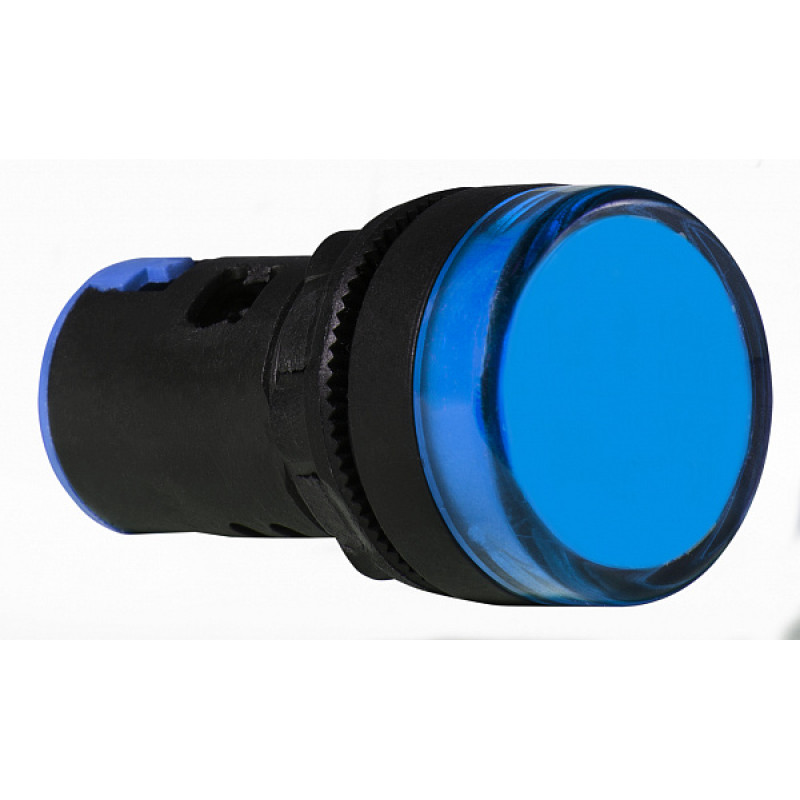Лампа сигнальная 22мм синий LED 12V АC/DC [A0140030164] AD22-22DS АСКО