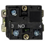 Кнопка керування 1NO 22мм з підсвічуванням жовтий неон 220V [A0140010053] XB2-BW3571 АСКО