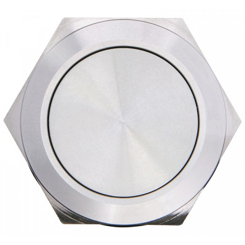 Кнопка металлическая с выступлением 1NO+1NC 22мм без подсветки с фиксацией [A0140010127] TYJ 22-321 АСКО