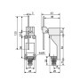 Выключатель концевой 1NO+1NC 5A 220V регулируемый стержень [A0050030005] МЕ 8107 АСКО