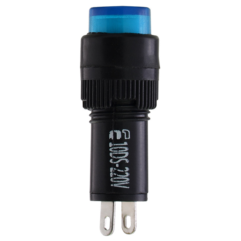 Лампа сигнальна 22мм синій LED 220V АC [A0140030183] AD22E-10DS АСКО