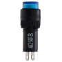 Лампа сигнальна 22мм синій LED 220V АC [A0140030183] AD22E-10DS АСКО