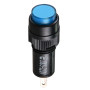 Лампа сигнальна 22мм синій LED 220V АC [A0140030183] AD22E-10DS АСКО