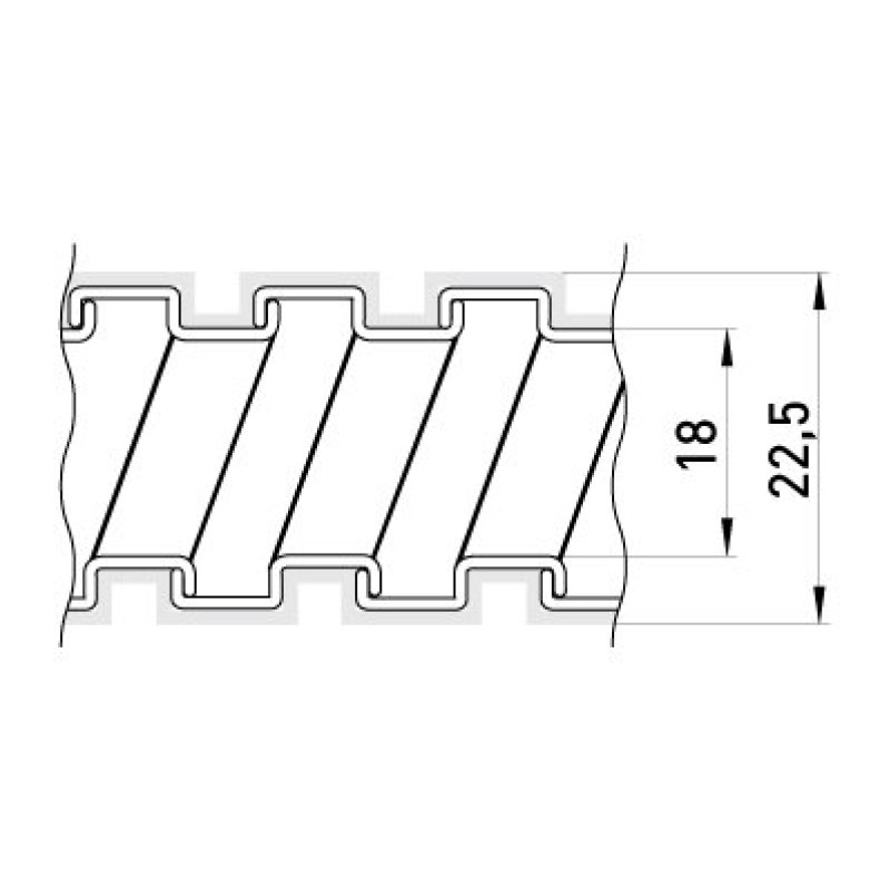 Металлорукав e.met.sleeve.stand.proof.slhf.18 изолированный, нг-hf Enext [s032052]