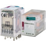 Промежуточное реле 6А 4к 12V DC ERM4 с индикатором [2473021] ERM4-012DCL ETI