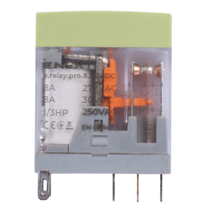 Проміжне реле 8А 2к 24V DC [p091004] e.relay.pro.8.2.24DC E.NEXT