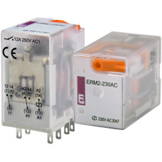 Промежуточное реле 12А 2к 230V AC ERM2 [2473004] ERM2-230AC ETI