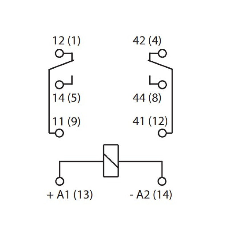 Проміжне реле 12А 2к 230V AC ERM2 [2473004] ERM2-230AC ETI