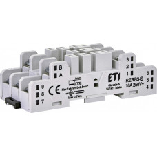 Колодка 16А 250V AC для промежуточного реле RERM3 [2473064] RERB3-S ETI