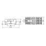 Колодка 16А 250V AC для промежуточного реле RERM3 [2473064] RERB3-S ETI