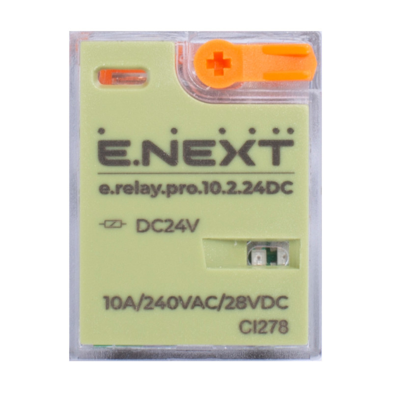 Проміжне реле 10А 2к 24V DC [p091006] e.relay.pro.10.2.24DC E.NEXT