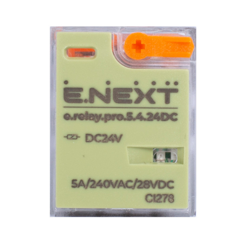 Проміжне реле 5А 4к 24V DC [p091008] e.relay.pro.5.4.24DC E.NEXT