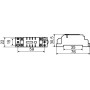 Колодка 10А 2к 220V AC LY2 для проміжного реле [A0090060001] PTF08A-E АСКО