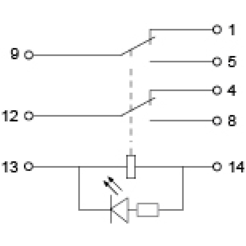 Проміжне реле 5А 2к 110V AC МY2 [A0090010018] АСКО