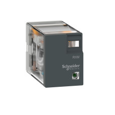 Промежуточное реле 3A 4к 230V AC RXM с индикатором [RXM4LB2P7] Harmony Schneider Electric