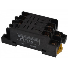Колодка 10А 3к 220V AC LY3 для промежуточного реле [A0090060002] PTF11A АСКО