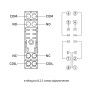 Роз'єм модульний 8А 2к АС/DC для проміжного реле [p091010] e.relay.pro.8.2.S E.NEXT
