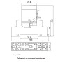 Роз'єм модульний 8А 2к АС/DC для проміжного реле [p091010] e.relay.pro.8.2.S E.NEXT