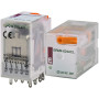 Проміжне реле 6A 4к 24V AC ERM4 з індикатором [2473009] ERM4-024ACL ETI