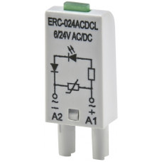 Дополнительный модуль защиты, индикации 24V AC/DC [2473040] ERC-024ACDCL ETI