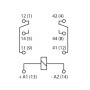 Проміжне реле 12А 2к 24V AC ERM2 [2473002] ERM2-024AC ETI