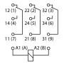 Проміжне реле 16А 3к 24V АС [2473062] RERM3-24AC ETI