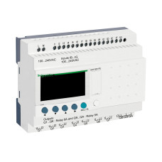 Интеллектуальное реле 26 входов/выходов 240V AC с дисплеем и часами [SR3B261FU] Zelio Logic Schneider Electric