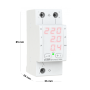 Многофункциональное реле 40A (max 50A) 8800BA [4820120221767] MF2-40 red ZUBR