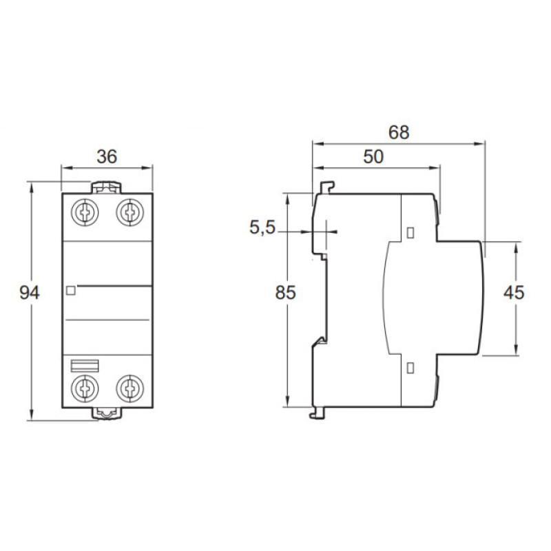 Реле напряжения 63A 1P+N 230В 50Гц [R9A12663] RESI9 Schneider Electric
