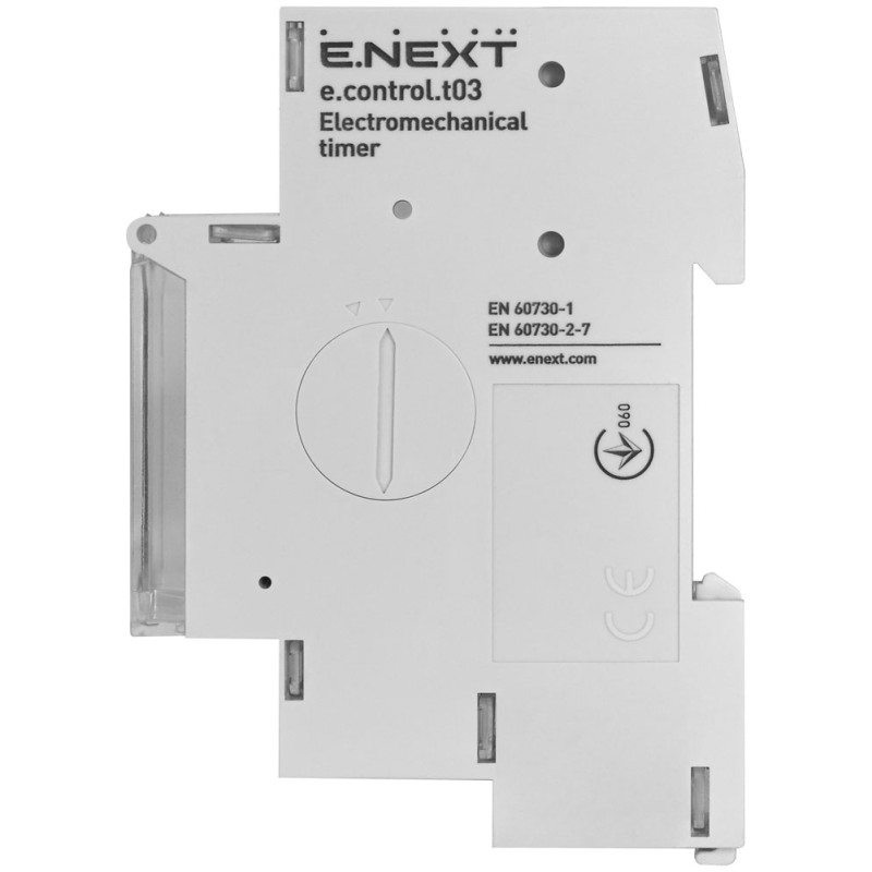 Таймер освітлення 16А 230В електромеханічний [i0310008] e.control.t03 E.NEXT