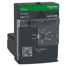 Блок управления двигателя 0,35-1,4A 24V DC усовершенствован [LUCC1XBL] TeSys Schneider Electric