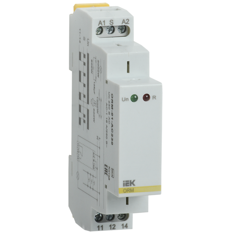 Імпульсне реле 16А 1 контакт AC 230В [ORM-01-AC230] ORM УЕК