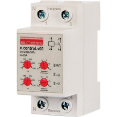 Однофазное реле контроля напряжения 25А [p0690006] e.control.v01 E.NEXT