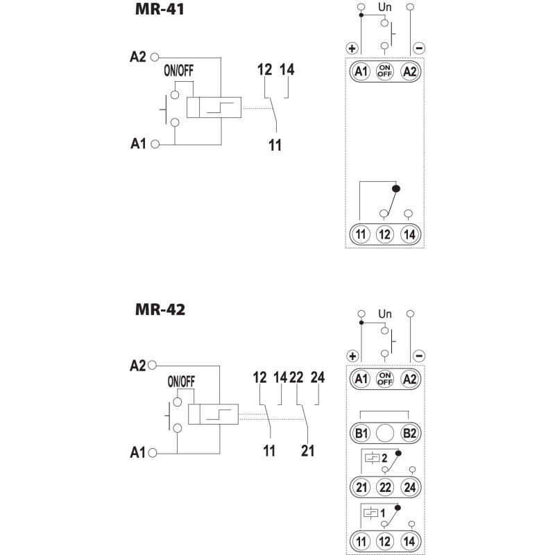 Импульсное реле 2СО 16А 230В с функцией память [2470095] MR-42 ETI