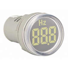Частотомер цифровой 5-99Hz ᴓ22мм круглый белый [A0190010167] U-ADM-Hz АСКО