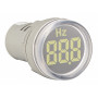 Частотомер цифровой 5-99Hz ᴓ22мм круглый белый [A0190010167] U-ADM-Hz АСКО