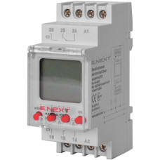 Таймер электронный 16А 24-264В недельный двухканальный [i0310012] e.control.t09 E.NEXT