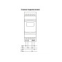 1-400Гц цифровой измеритель частоты [DF-DIN] Samwha