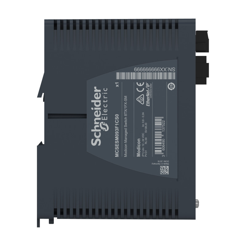 Комутатор мережевий керований 8TX/1FX-SM [MCSESM093F1CS0] Modicon Schneider Electric