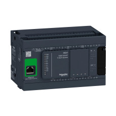 Логический контроллер (ПЛК) M241 24 входа/выходов 24В транзистором 2xRS485 EtherNet [TM241CE24T] Modicon Schneider Electric