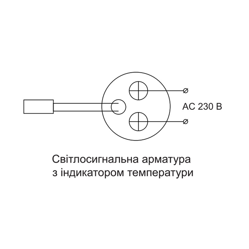 Измеритель температуры цифровой от -20 до 199°C ᴓ22мм круглый зеленый [A0190010169] U-ADM-T АСКО