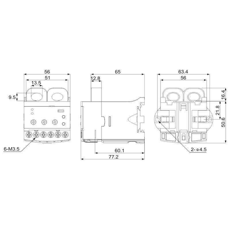 Реле захисту двигуна 3-30А AC 180-460V [EOCRSS-30A] Samwha